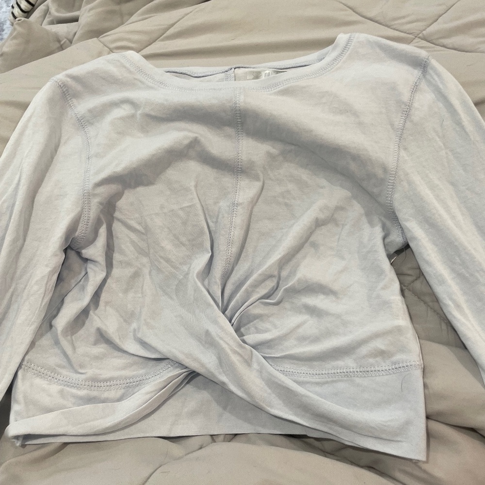 Light blue long sleeve shirt